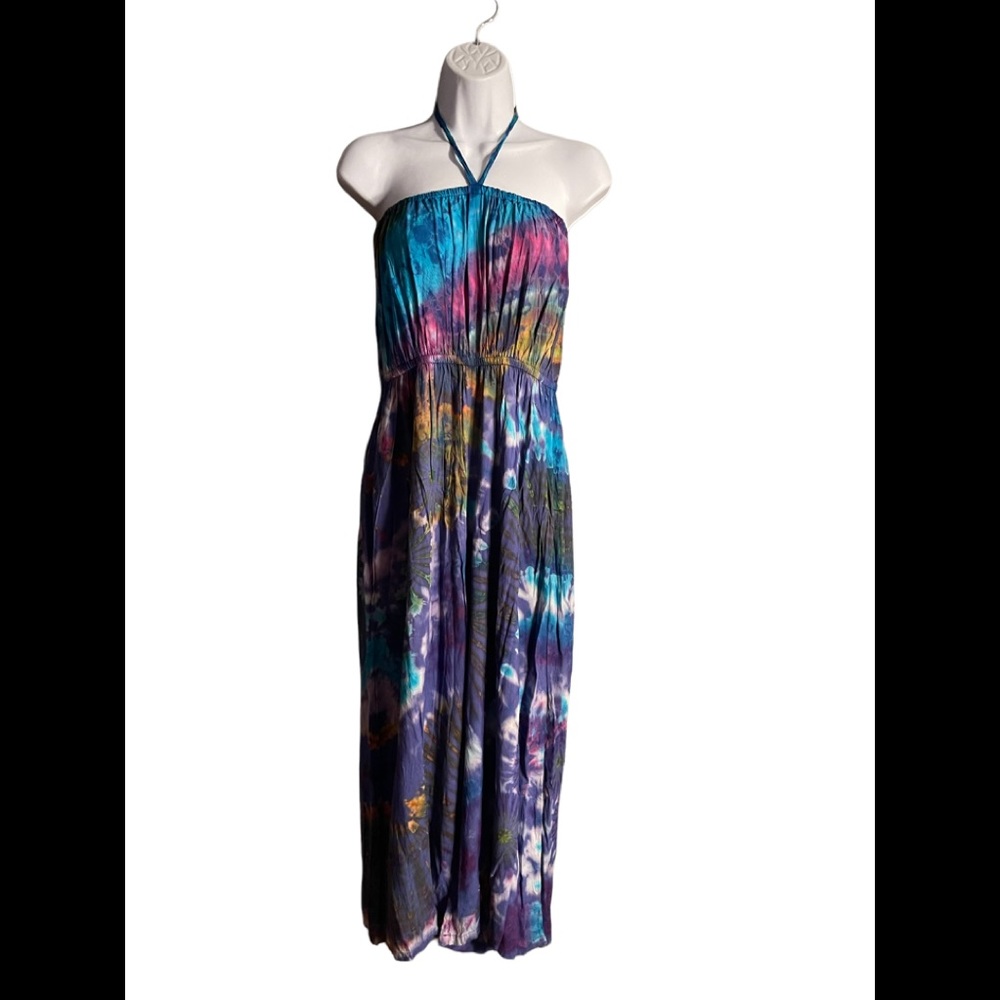 NWT. Tye Dye Hippie Boho Romper by Sacred Threads. CL/GR 11